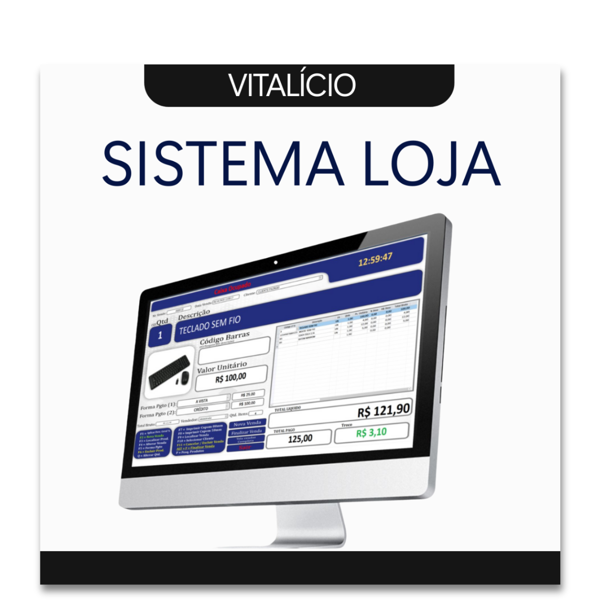 Sistema de Gestão Empresarial – Estoque, Vendas e Financeiro – Versão Offline